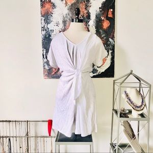 Faux wrap dress